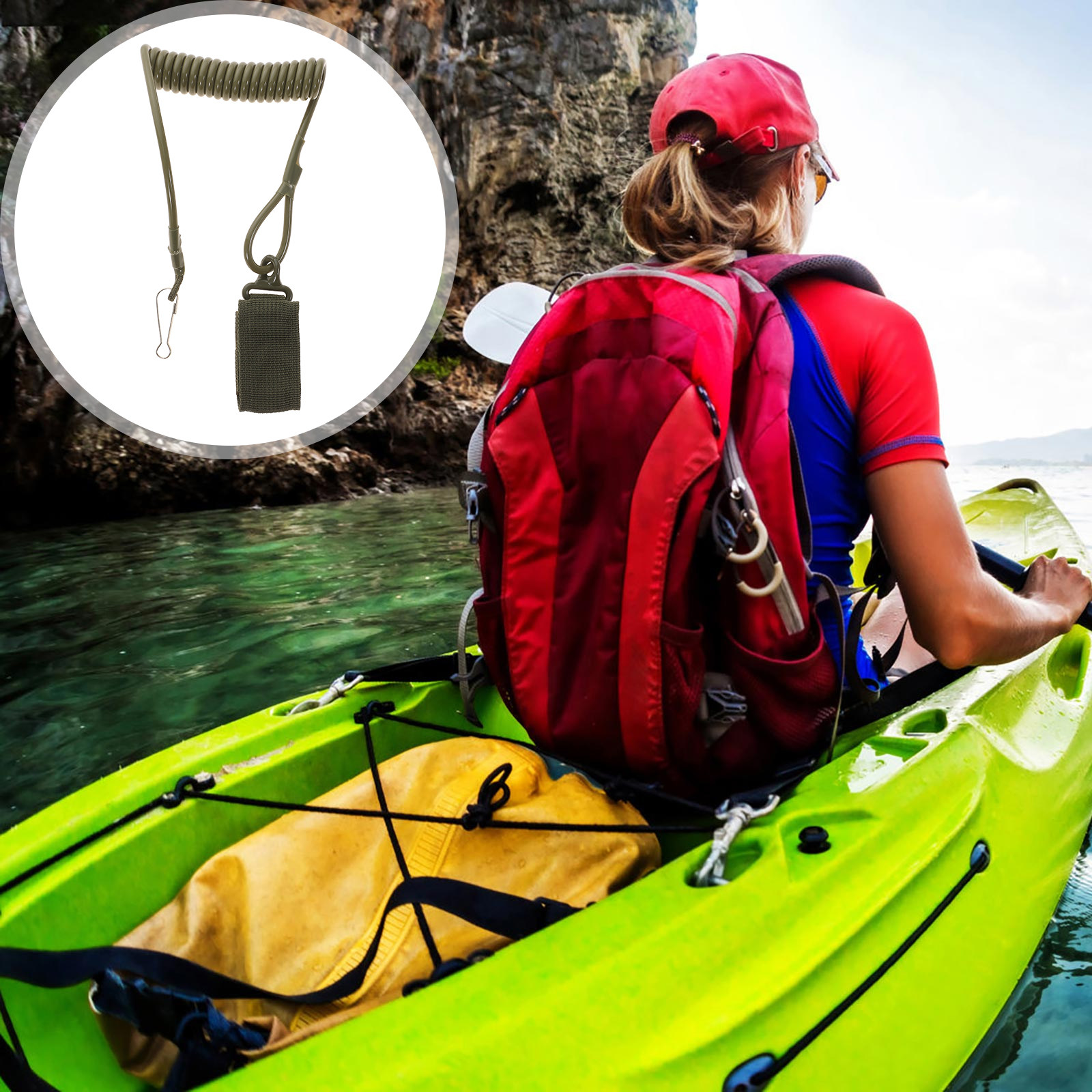 Fishing Kayak Paddle Leash - 1 Adet Kayak Kürek İpi Ayarlanabilir
