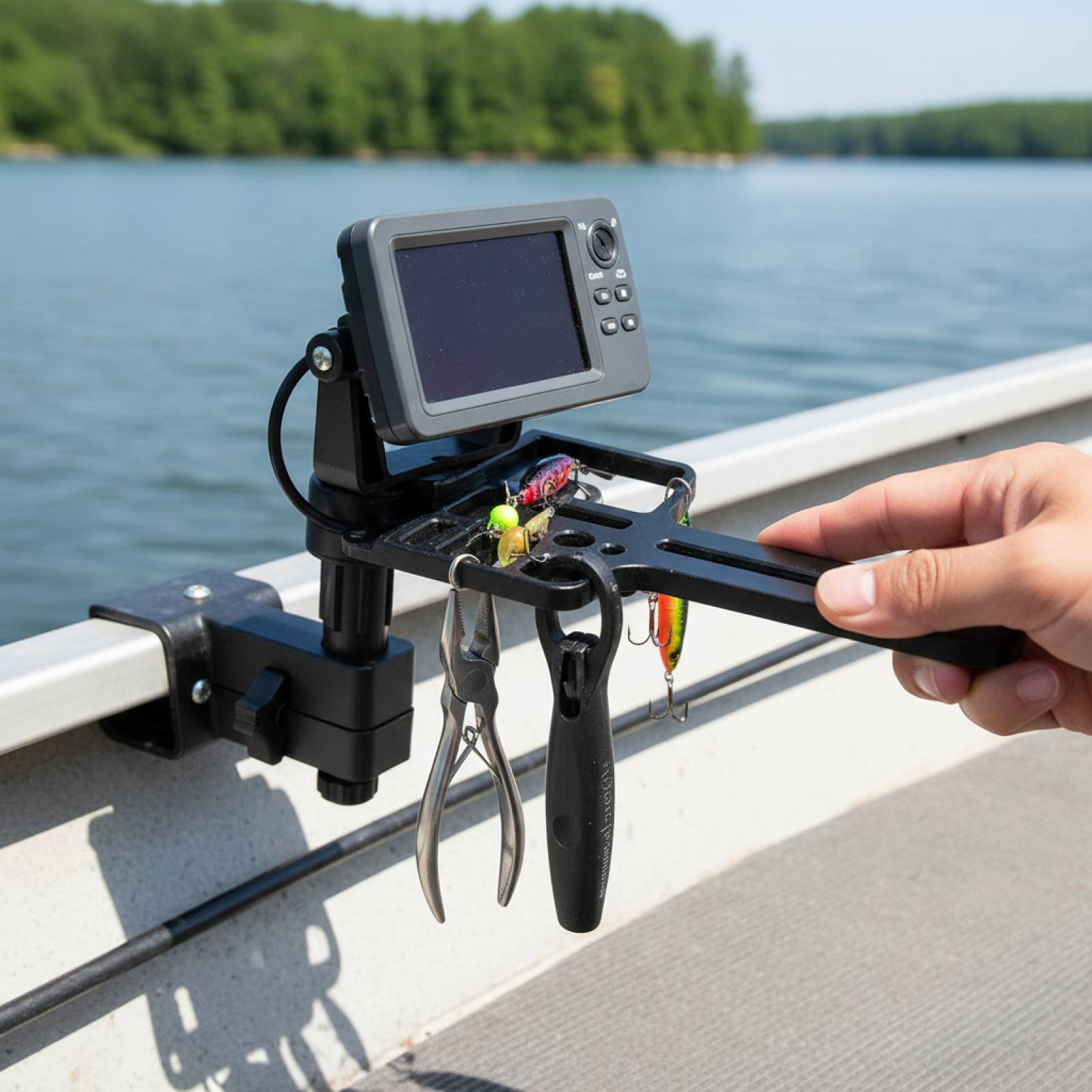 Fishing Kayak Cart - Paslanmaz Çelik Kayak Balıkçılık Alet Tutucu