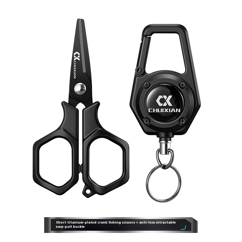 Fishing Kayak Rod Holder - QAJTAO Taşınabilir Titanyum Kaplama Olta Makası,