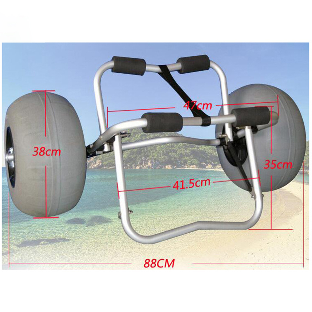 Şişme Geniş Tekerlekli Kano Te - Fishing Kayak Cart incelemesi ve fiyatı